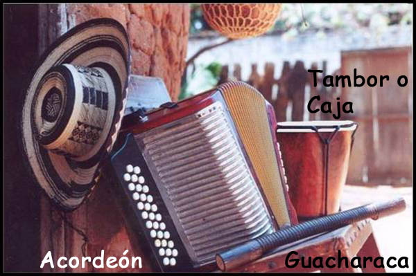 Instrumentos del Vallenato