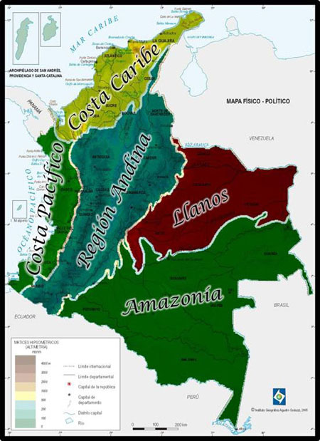 Regiones Naturales de Colombia