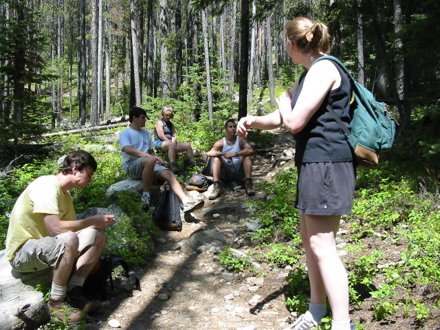 The hikers: Nick, Paul S., Jenny, Brian, and Heather