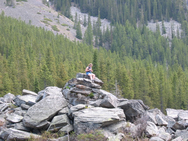 That's Jenny up there