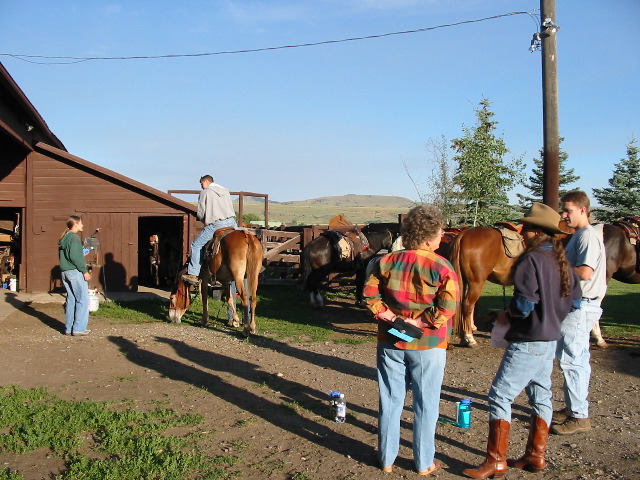 Horseback riding in the Spanish Peaks 8-3-02, Broken Hart Ranch (next 35 pics)