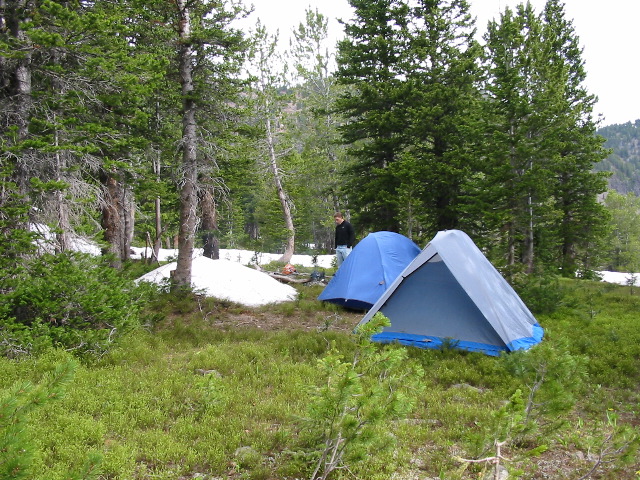 First camping site