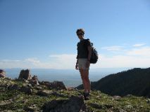Jess on the Peak (where's Bozeman?)