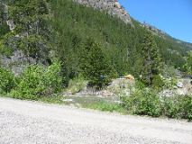 Across the way from the Lava Lake trailhead
