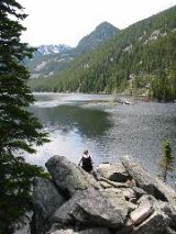 Heather looking out at the scenery