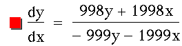 function(optotal(x),y)=(998*y+1998*x)/(-(999*y)-(1999*x))