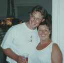 [Groom and his Mother at the Rehearsal Dinner]
