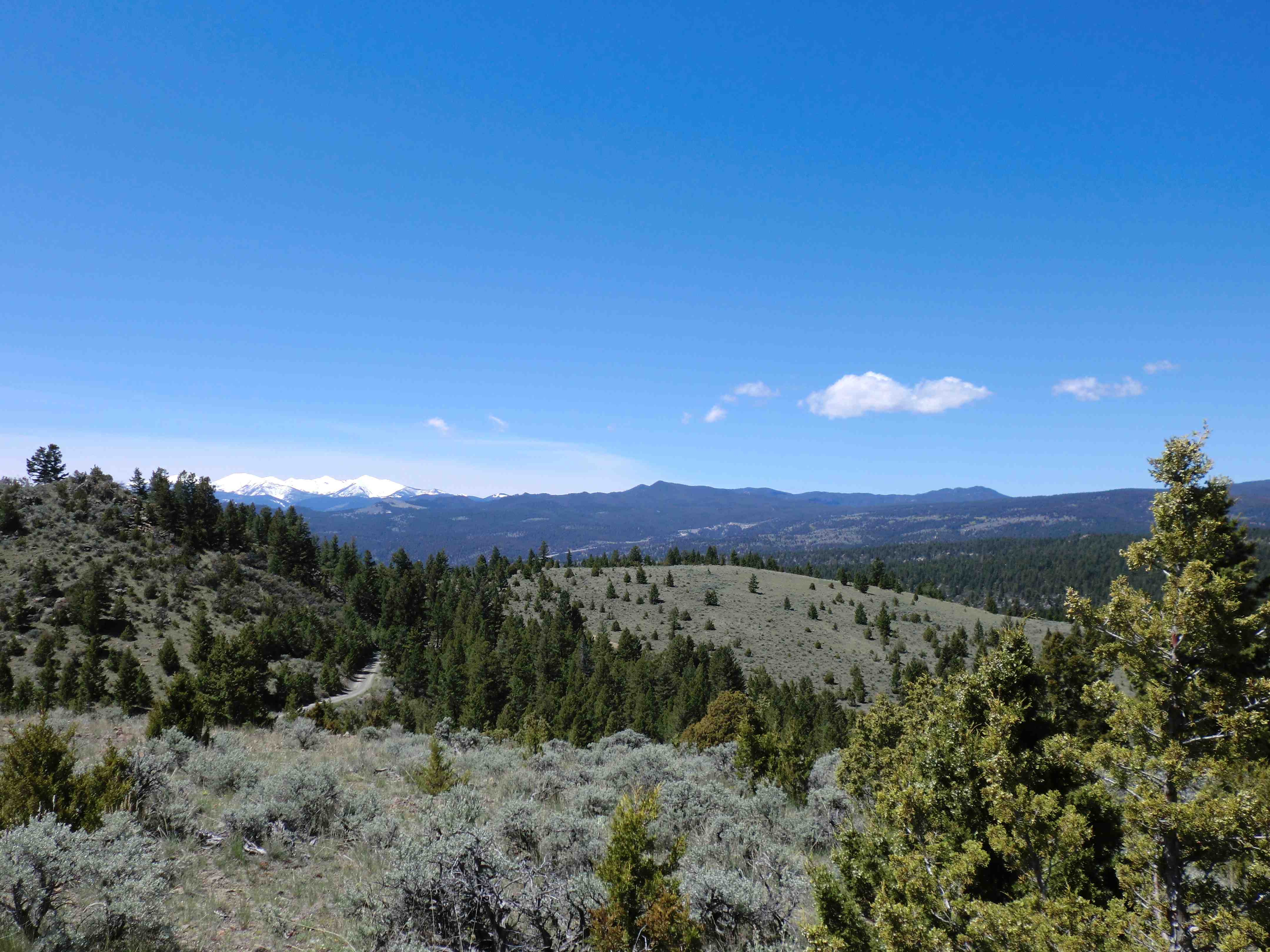 view from Ringing Rocks in Whitehall, MT