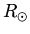 $R_{\odot}$