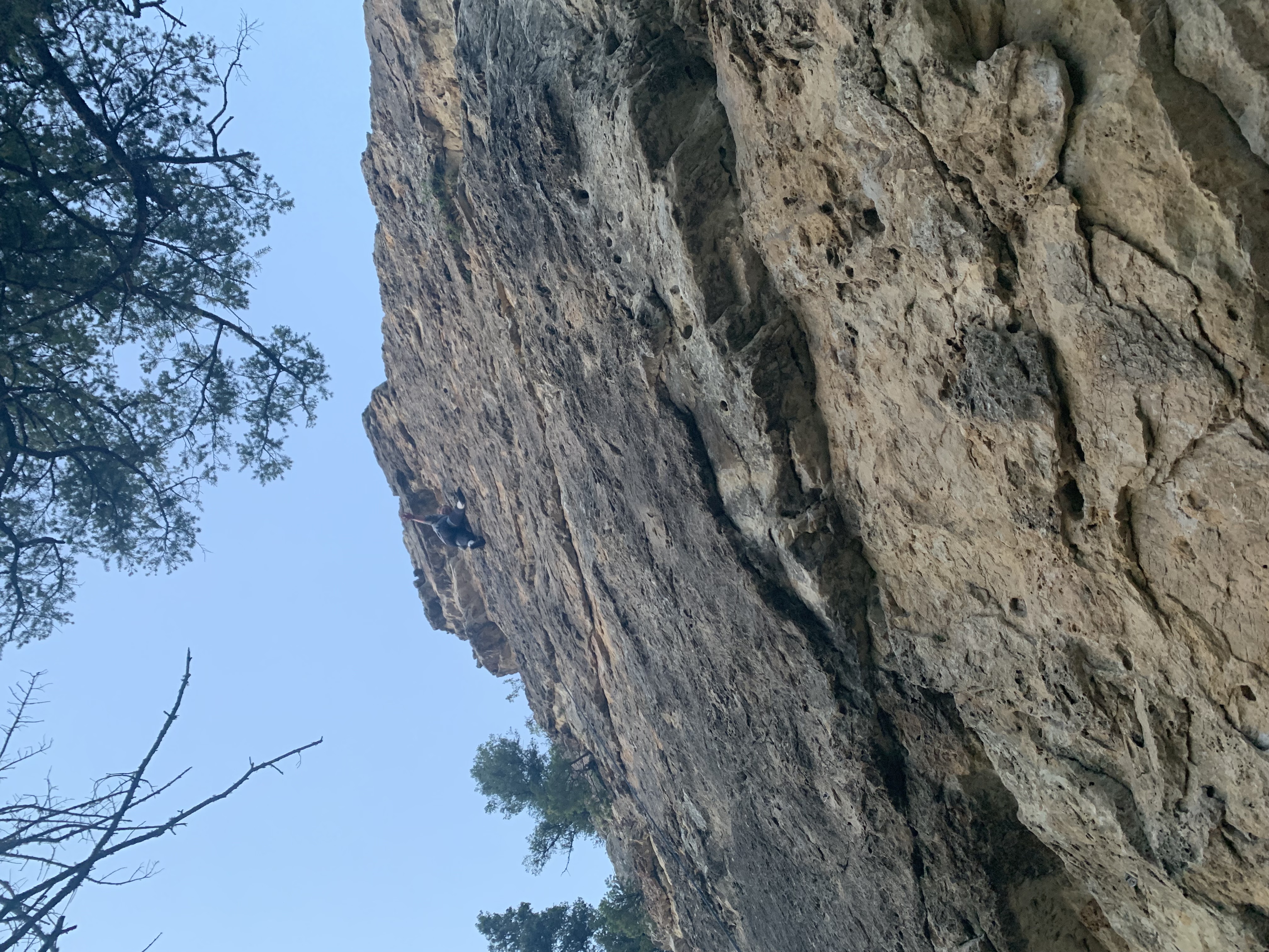 First outdoor climb
