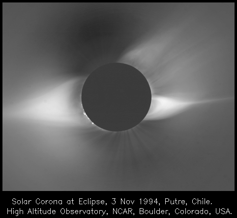 solar eclipse
photo showing
corona